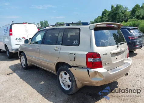 2005 Toyota Highlander Limited V6 из США, поврежденный, VIN JTEEP21A550130007